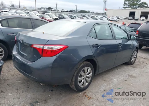 2016 Toyota Corolla Le z USA, uszkodzony, nr VIN 2T1BURHE1GC645001